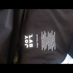 JoyLab Black Crop Athletic Top